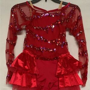 Weissman Red Dance Costume
